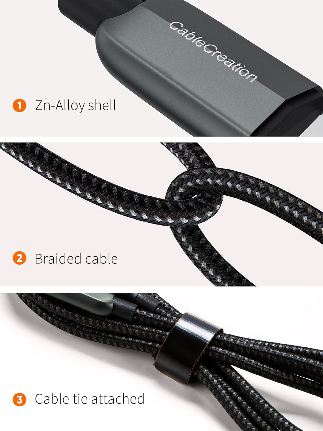 3.3FT USB C to USB C Cable 2-Pack PD 100W with LED Display, Durable USB C Cable Braided with Display for Ipad Air, Pro, Macbook Pro, Galaxy S23 Pixel Steam Deck PS5 1M Black